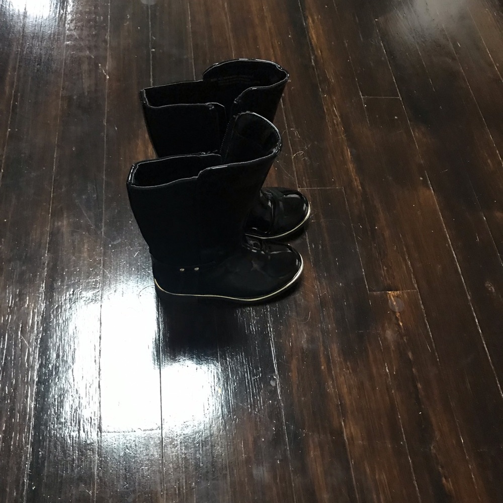 Black boots for little girl -Children Place - Picture 6 of 8